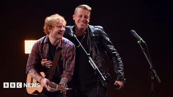 Ed Sheeran'dan Macklemore'nin turneden çıkarılmasına ilişkin net açıklama