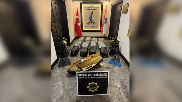 Mersin'de dev uyuşturucu operasyonu: 1,5 milyar liralık kokain ele geçirildi