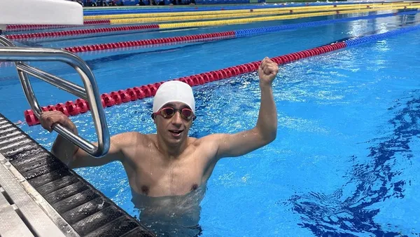 Su fobisini aşan otizmli sporcu Alper Akgül milli takım hedefinde
